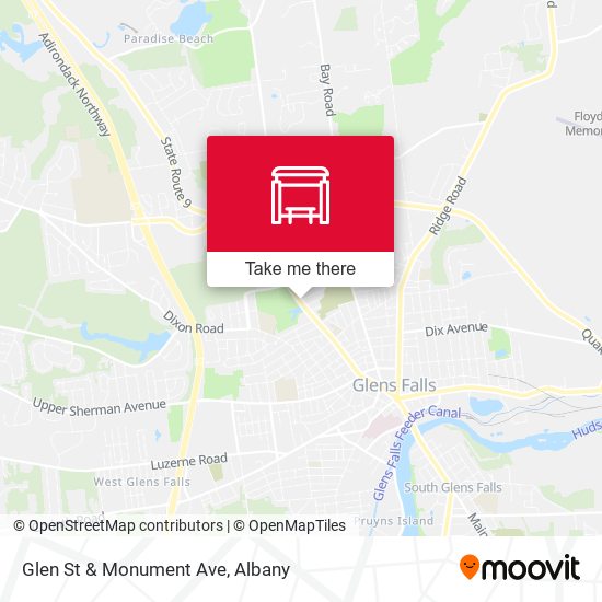 Mapa de Glen St & Monument Ave