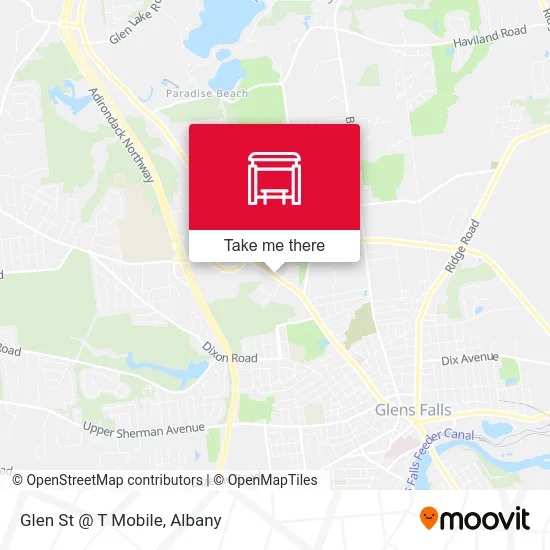Glen St @ T Mobile map
