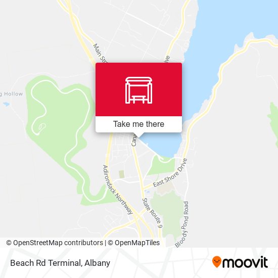 Beach Rd Terminal map