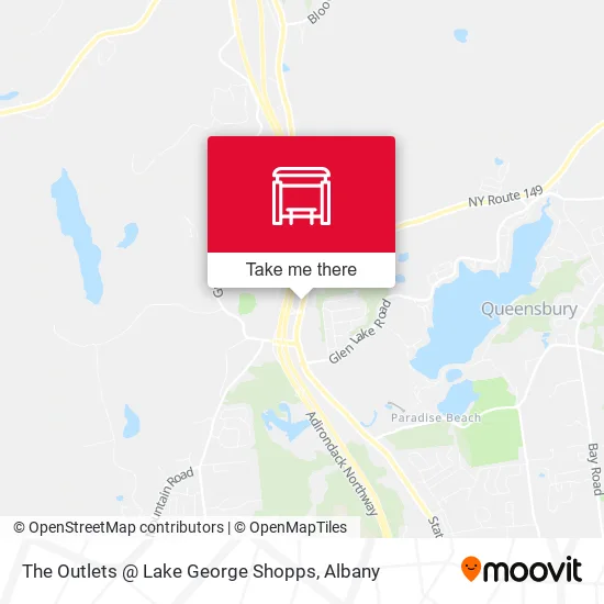 Mapa de The Outlets @ Lake George Shopps