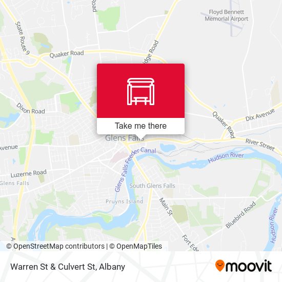 Warren St & Culvert St map