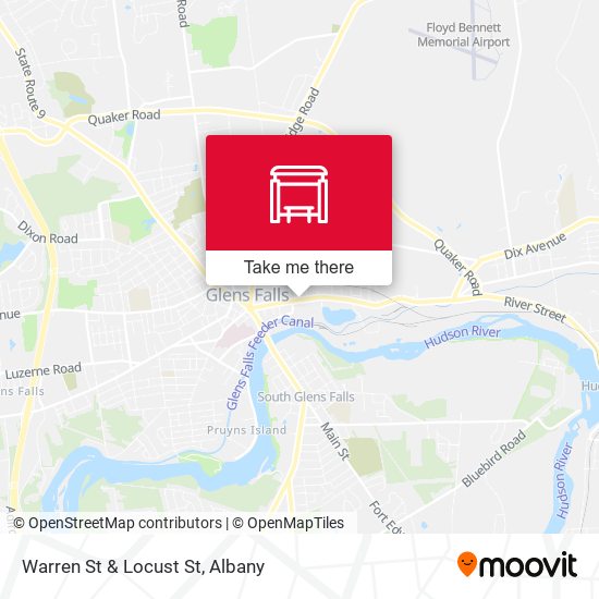Mapa de Warren St & Locust St