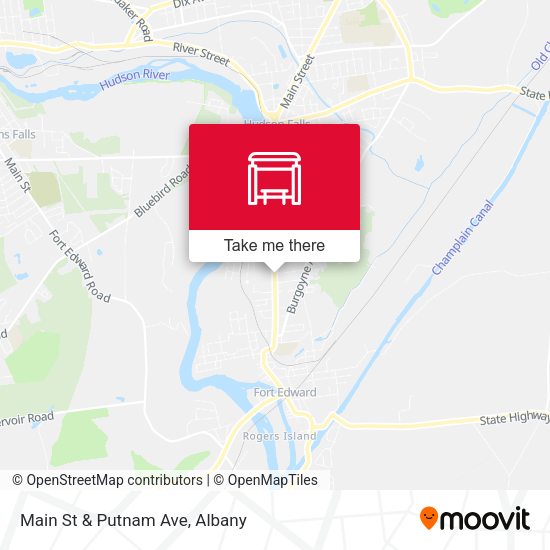 Mapa de Main St & Putham Ave