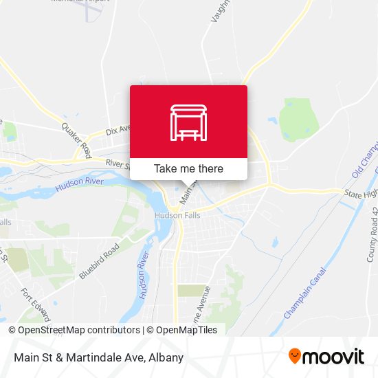 Mapa de Main St & Martindale Ave