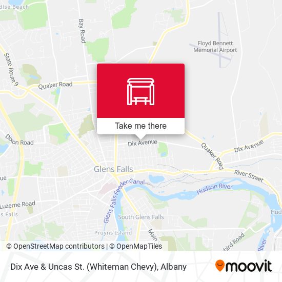 Mapa de Dix Ave & Uncas St. (Whiteman Chevy)