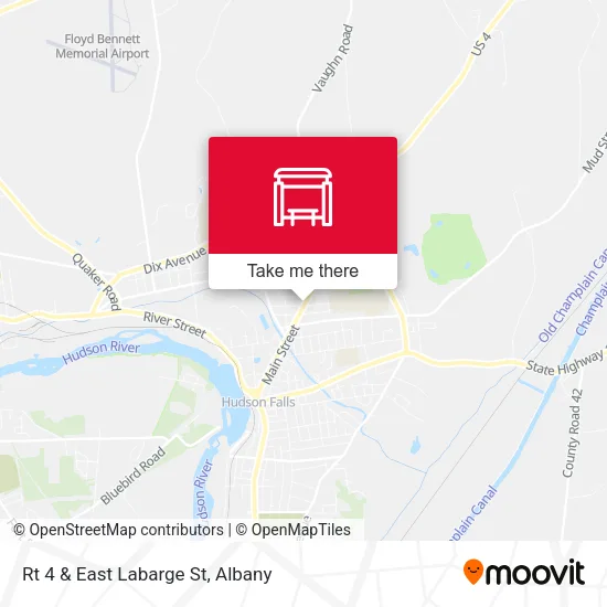 Mapa de Rt 4 & East Labarge St