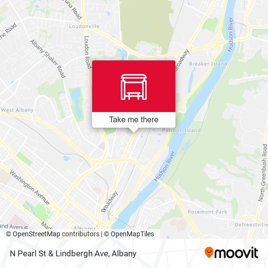 Mapa de N Pearl St & Lindbergh Ave