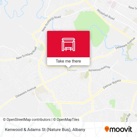 Kenwood & Adams St (Nature Bus) map