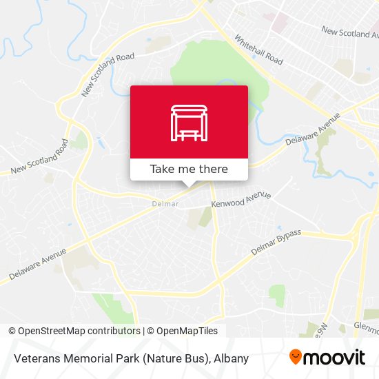 Mapa de Veterans Memorial Park (Nature Bus)