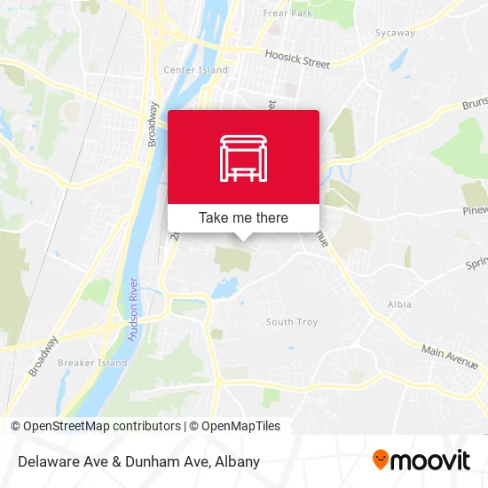Mapa de Delaware Ave & Dunham Ave