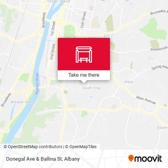 Donegal Ave & Ballina St map