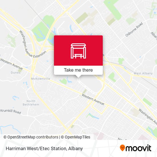 Mapa de Harriman West/Etec Station