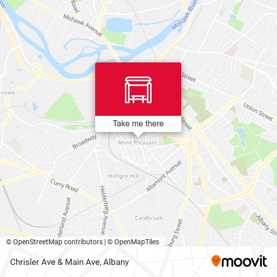 Chrisler Ave & Main Ave map