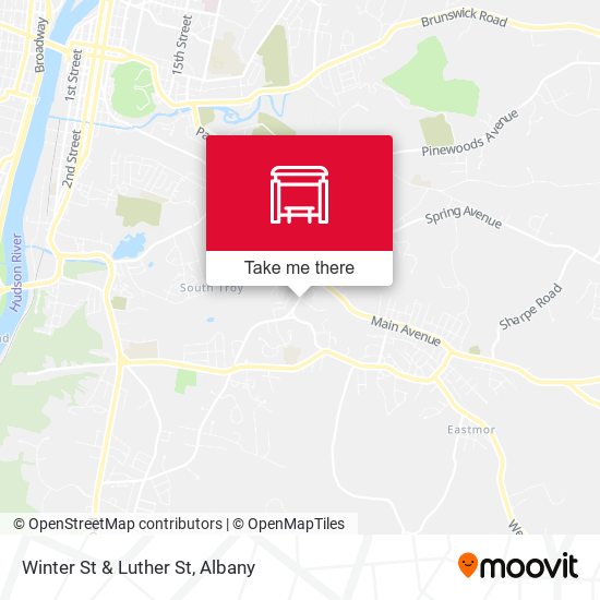 Mapa de Winter St & Luther St