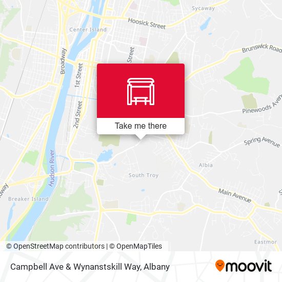 Mapa de Campbell Ave & Wynanstskill Way