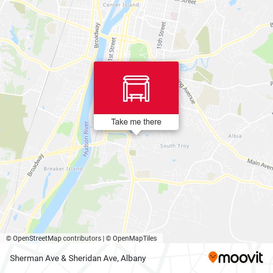 Mapa de Sherman Ave & Sheridan Ave