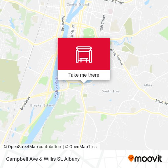 Campbell Ave & Willis St map