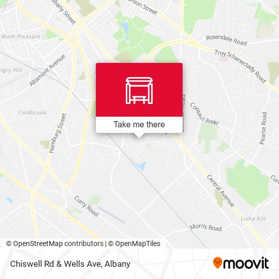 Chiswell Rd & Wells Ave map
