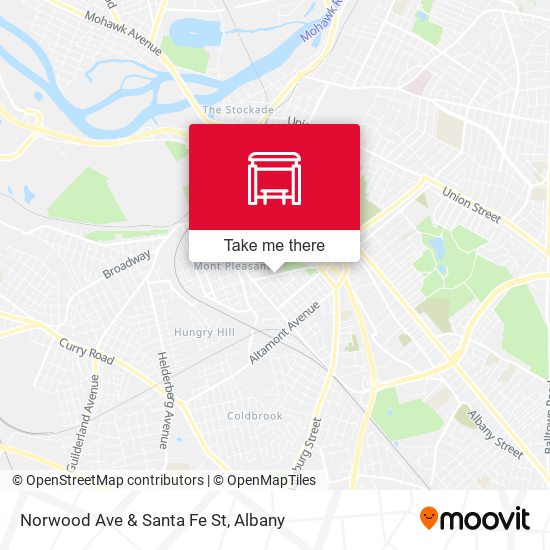 Mapa de Norwood Ave & Santa Fe St