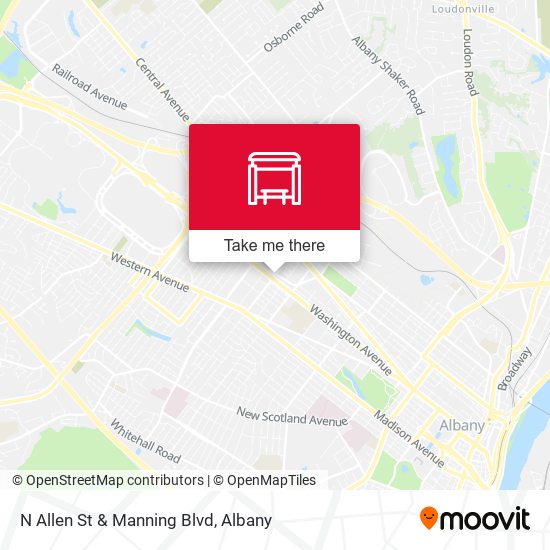 Mapa de N Allen St & Manning Blvd
