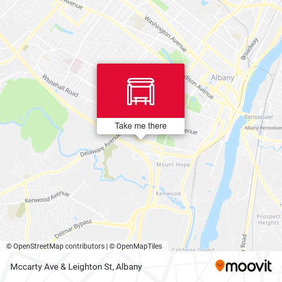 Mccarty Ave & Leighton St map
