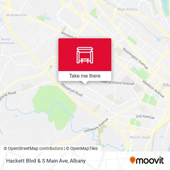 Mapa de Hackett Blvd & S Main Ave