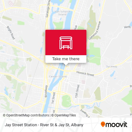 Jay Street Station - River St & Jay St map