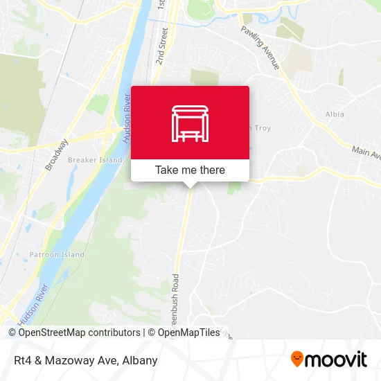 Rt4 & Mazoway Ave map