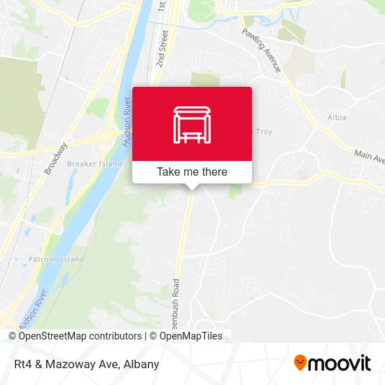 Rt4 & Mazoway Ave map