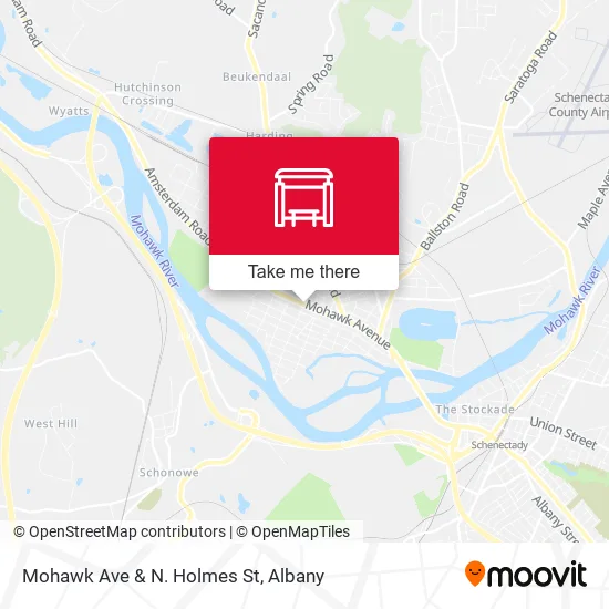 Mapa de Mohawk Ave & N. Holmes St
