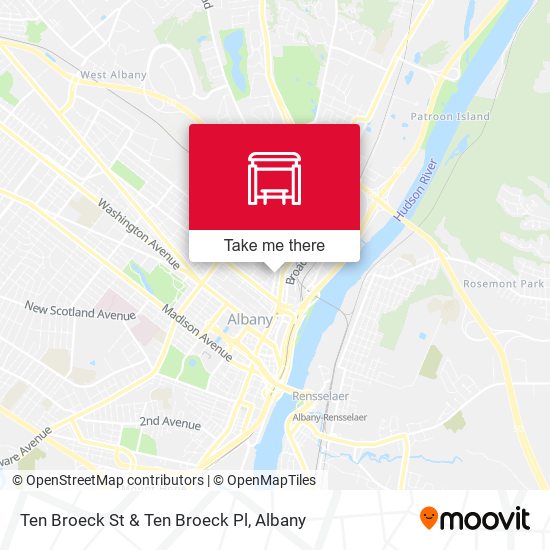 Mapa de Ten Broeck St & Ten Broeck Pl