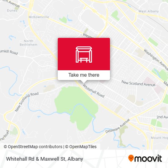 Mapa de Whitehall Rd & Maxwell St