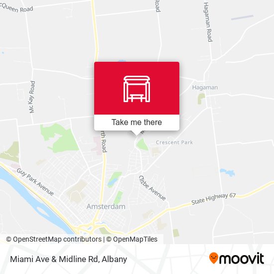 Miami Ave & Midline Rd map