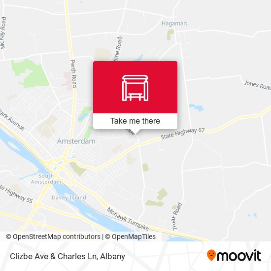Clizbe Ave & Charles Ln map