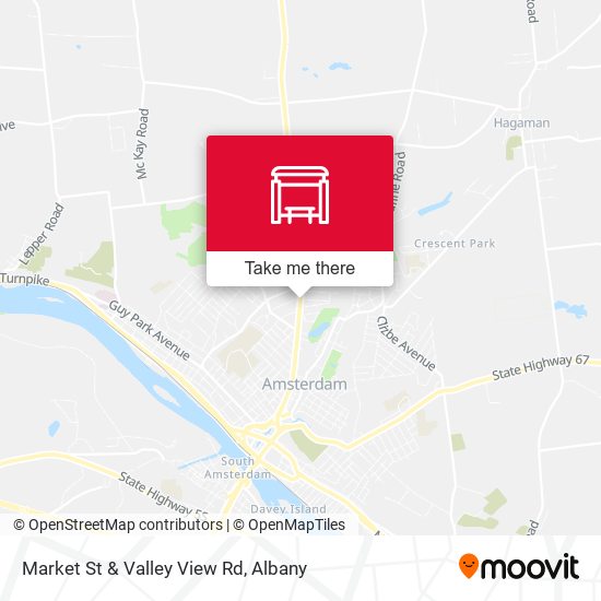 Market St & Valley View Rd map