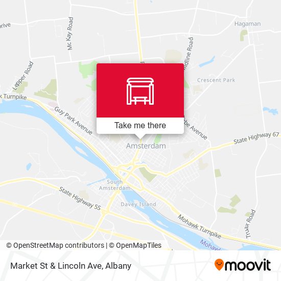 Market St & Lincoln Ave map