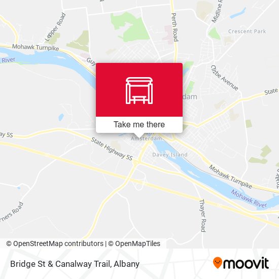 Mapa de Bridge St & Canalway Trail