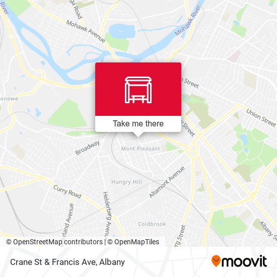 Crane St & Francis Ave map