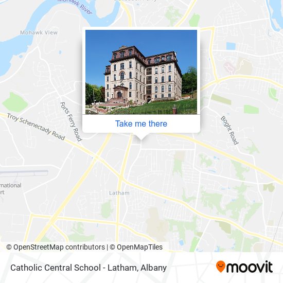 Catholic Central School - Latham map