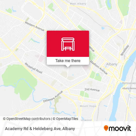 Mapa de Academy Rd & Heldeberg Ave