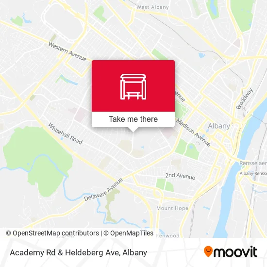 Mapa de Academy Rd & Heldeberg Ave