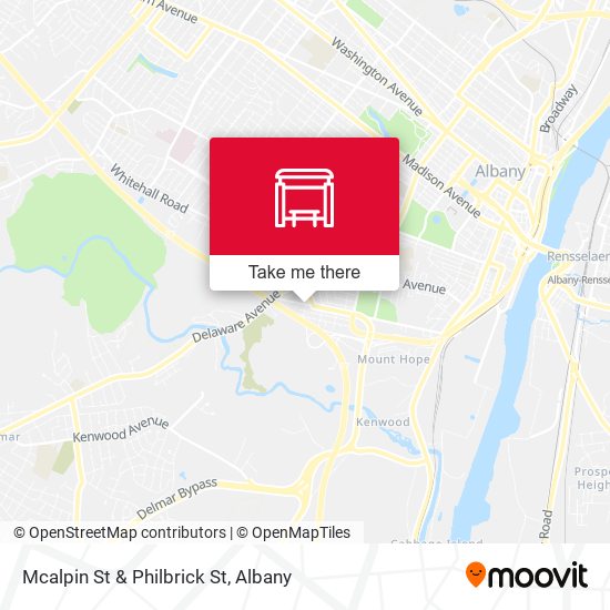 Mcalpin St & Philbrick St map
