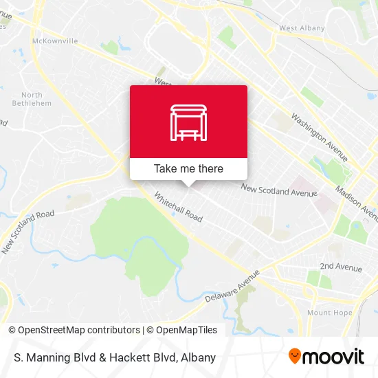 Mapa de S. Manning Blvd & Hackett Blvd