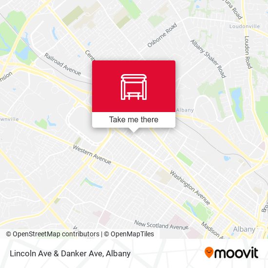 Lincoln Ave & Danker Ave map