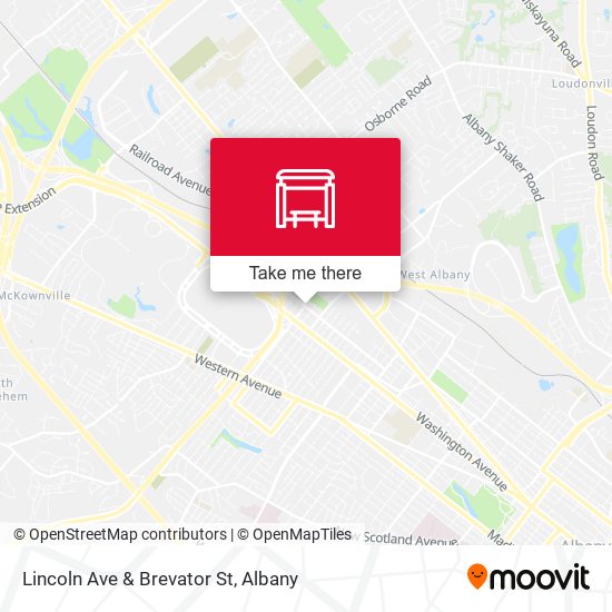 Mapa de Lincoln Ave & Brevator St