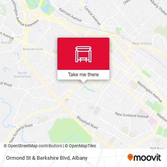 Ormond St & Berkshire Blvd map