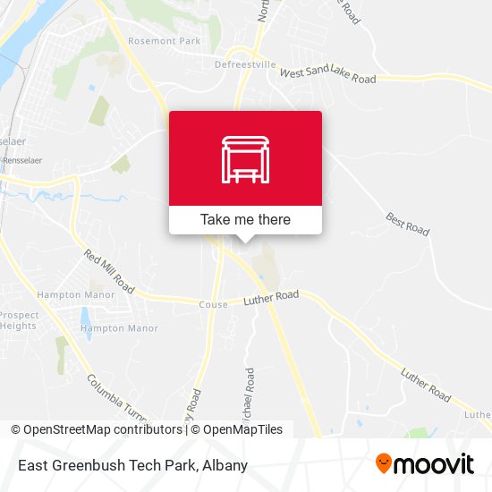 East Greenbush Tech Park map