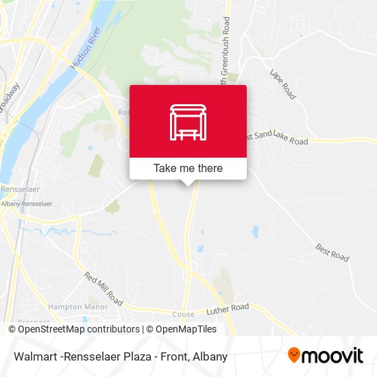 Walmart -Rensselaer Plaza - Front map