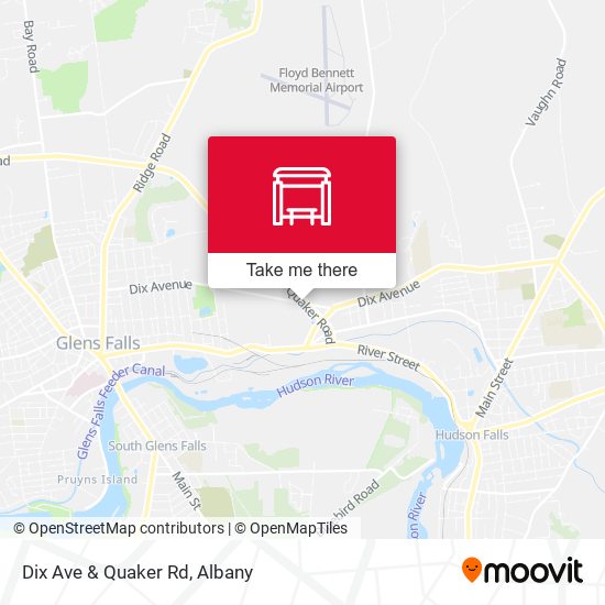 Mapa de Dix Ave & Quaker Rd