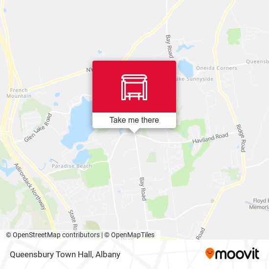 Mapa de Queensbury Town Hall